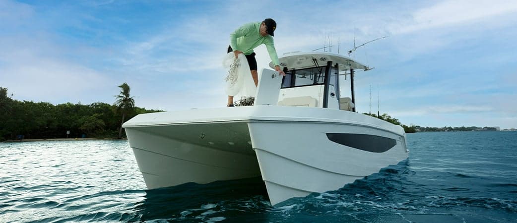 Pescando a bordo del Aquila 28 Molokai