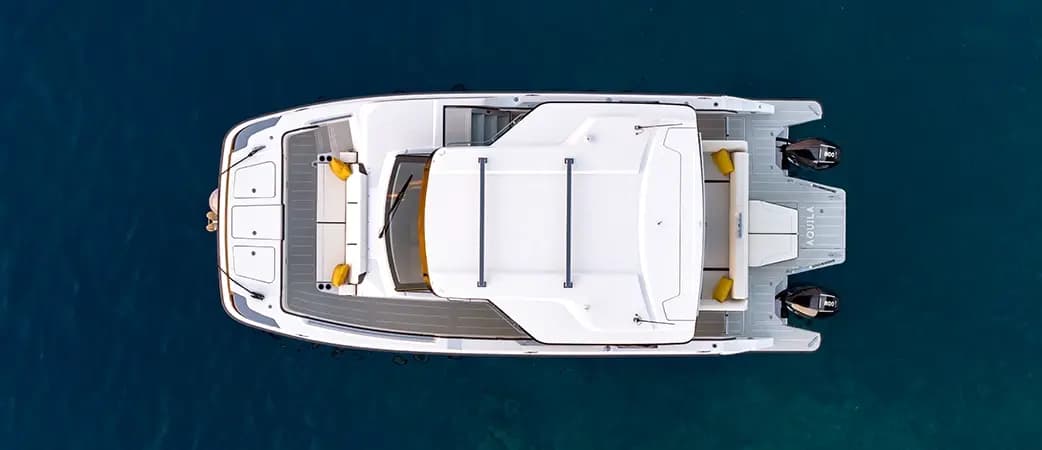 Vista cenital del Aquila 35 Sport