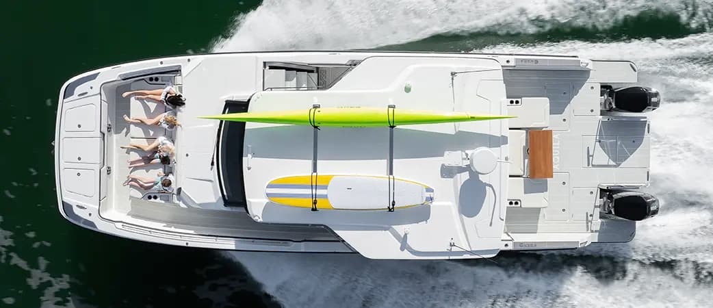 Vista cenital del Aquila 45 Sport