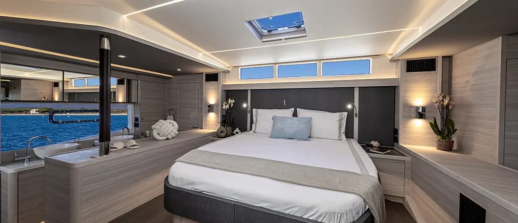 Camarote del armador del Aquila 46 Yacht