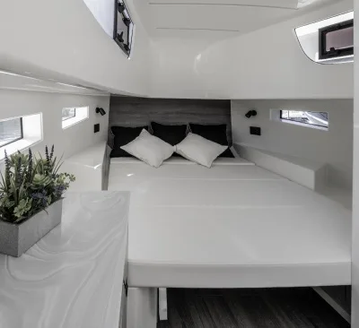 Cama doble convertible en sofá del Kumbra 34